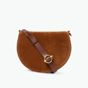 SAC KATE SADDLE TAN SUEDE