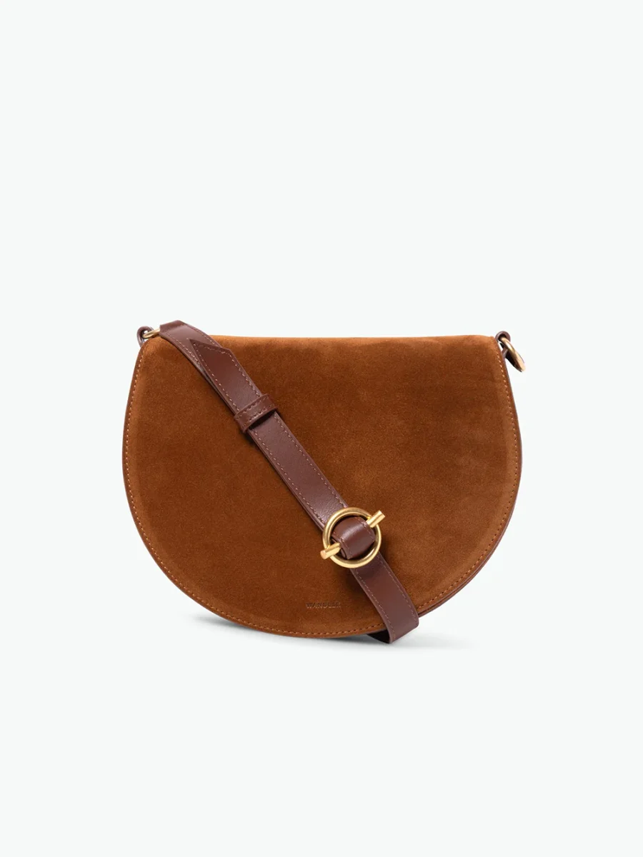 SAC KATE SADDLE TAN SUEDE