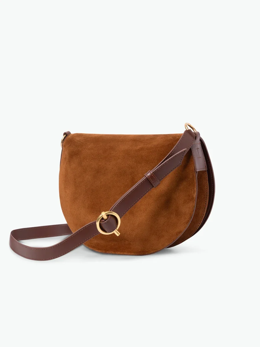 SAC KATE SADDLE TAN SUEDE – Image 3
