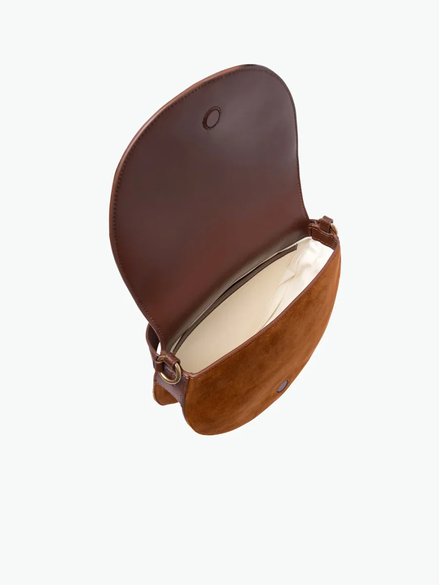 SAC KATE SADDLE TAN SUEDE – Image 4