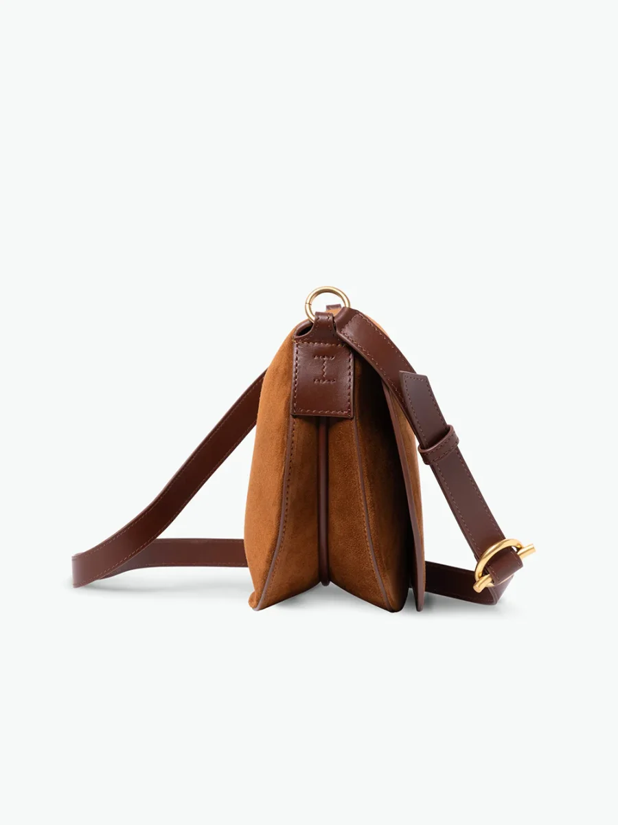 SAC KATE SADDLE TAN SUEDE – Image 5