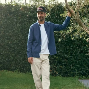 CUISSE DE GRENOUILLE - Pantalon Fatigue Écru