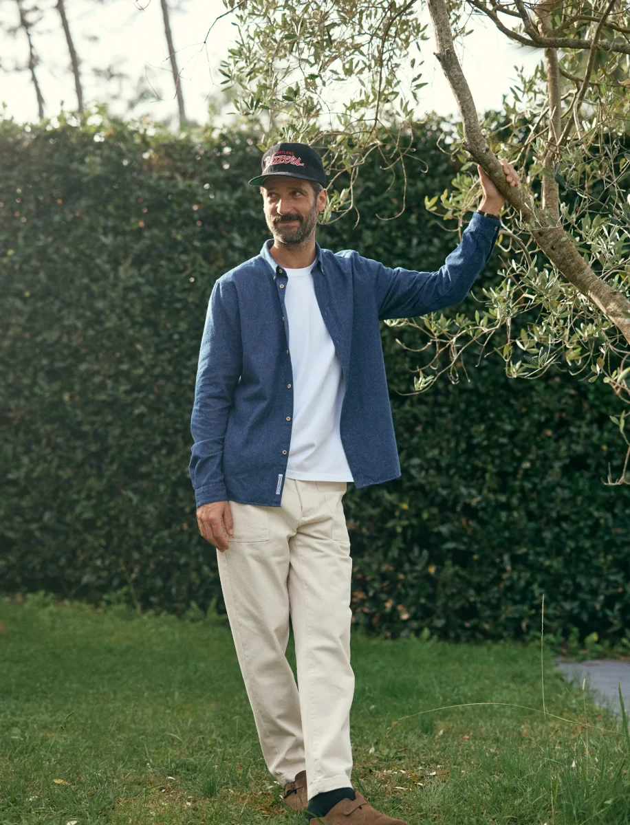 CUISSE DE GRENOUILLE - Pantalon Fatigue Écru – Image 2