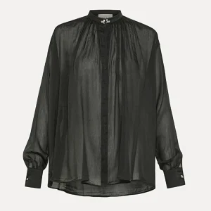 CHEMISE VOILE BOHEMIAN STRASS NOIR