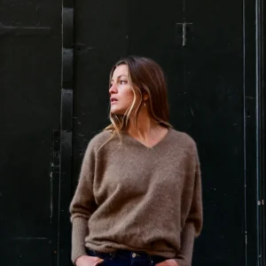 ESTHÈME - Pull Col V Raccoon