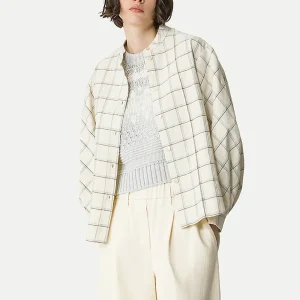 CHEMISE TARTAN COL MAO