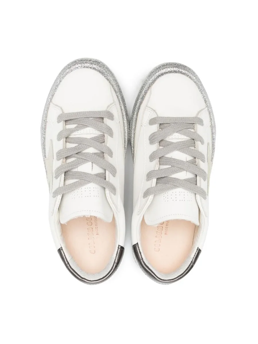 GOLDEN GOOSE - May Leather Grey – Image 4