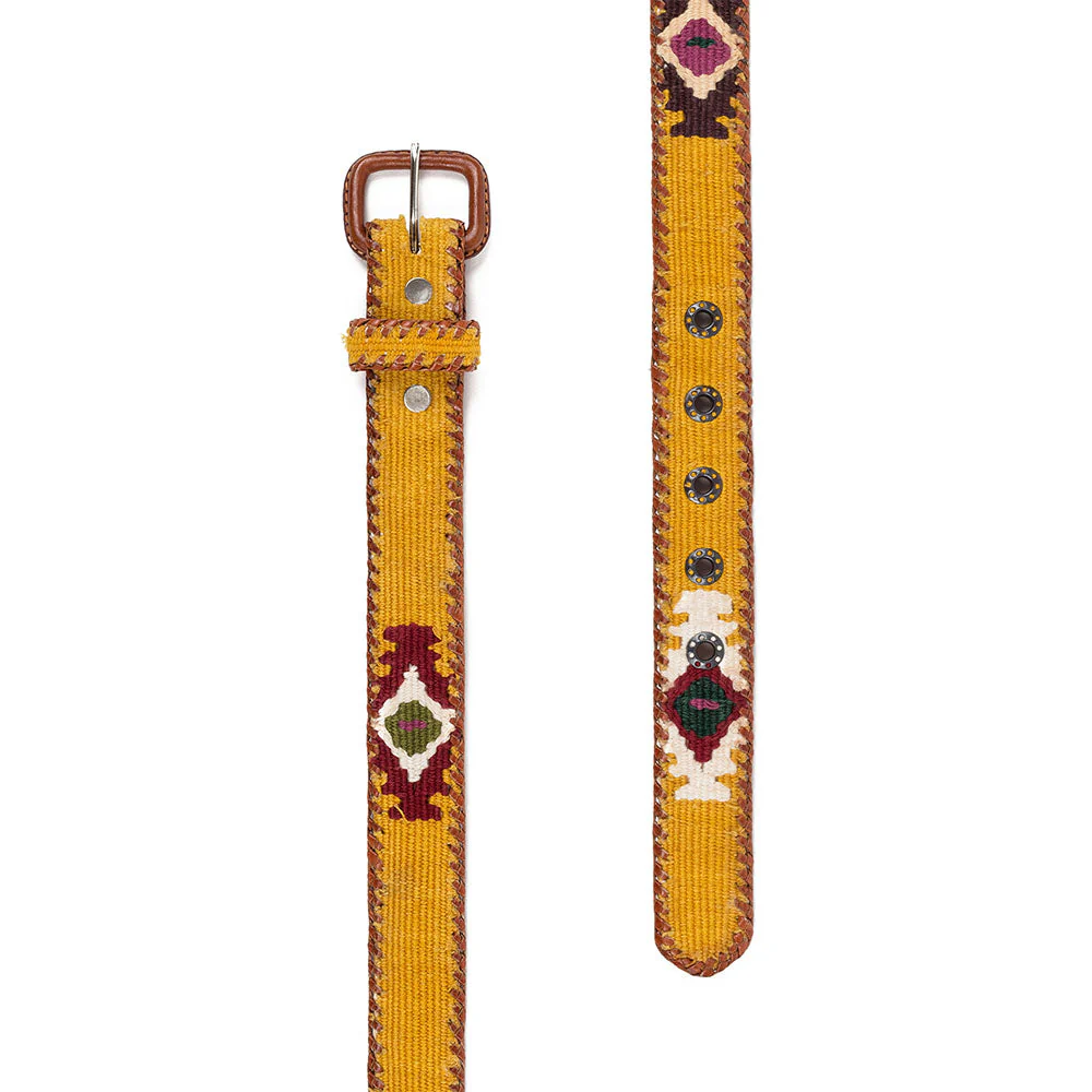 LA MANSA - Mustard Ethnic Belt – Image 3