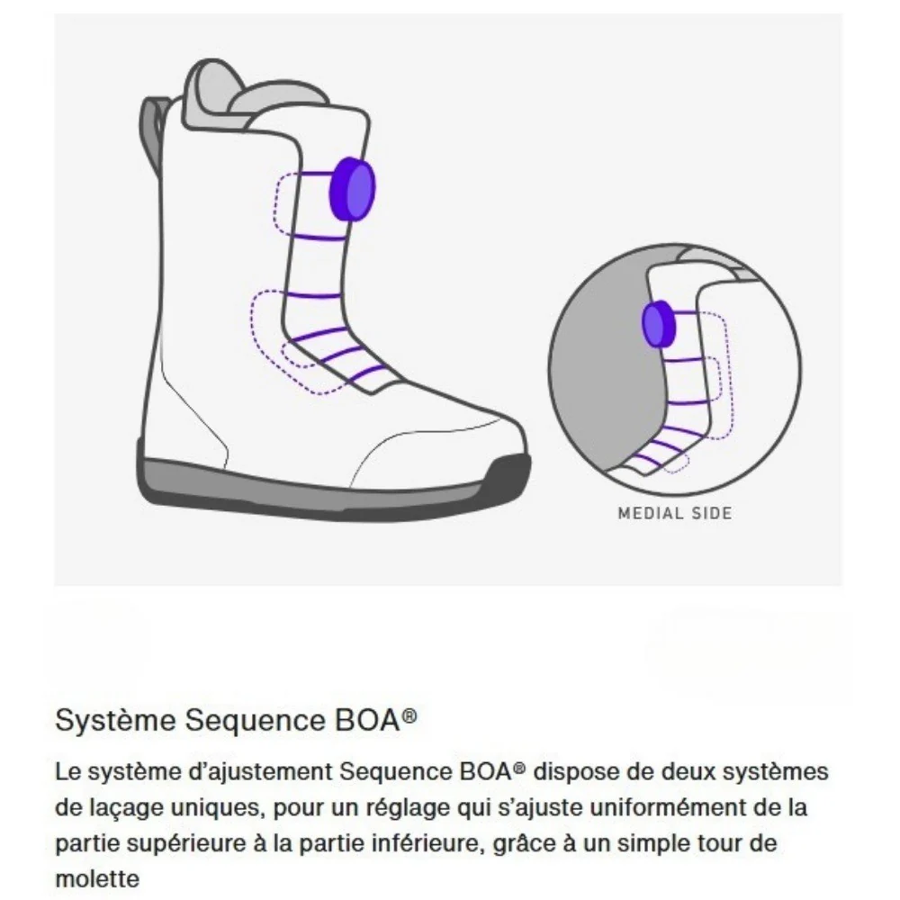 BURTON BOOTS SNOW WIDE HIGHSHOT STEP ON Black – Image 9