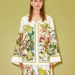 CHEMISE EN SOIE JUNGLE BOOGIE