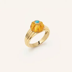 BAGUE GELATO CITRINE