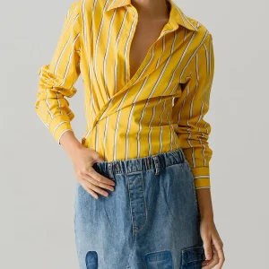 CHEMISE THE CROSS OVER FITTED SUN STRIPE