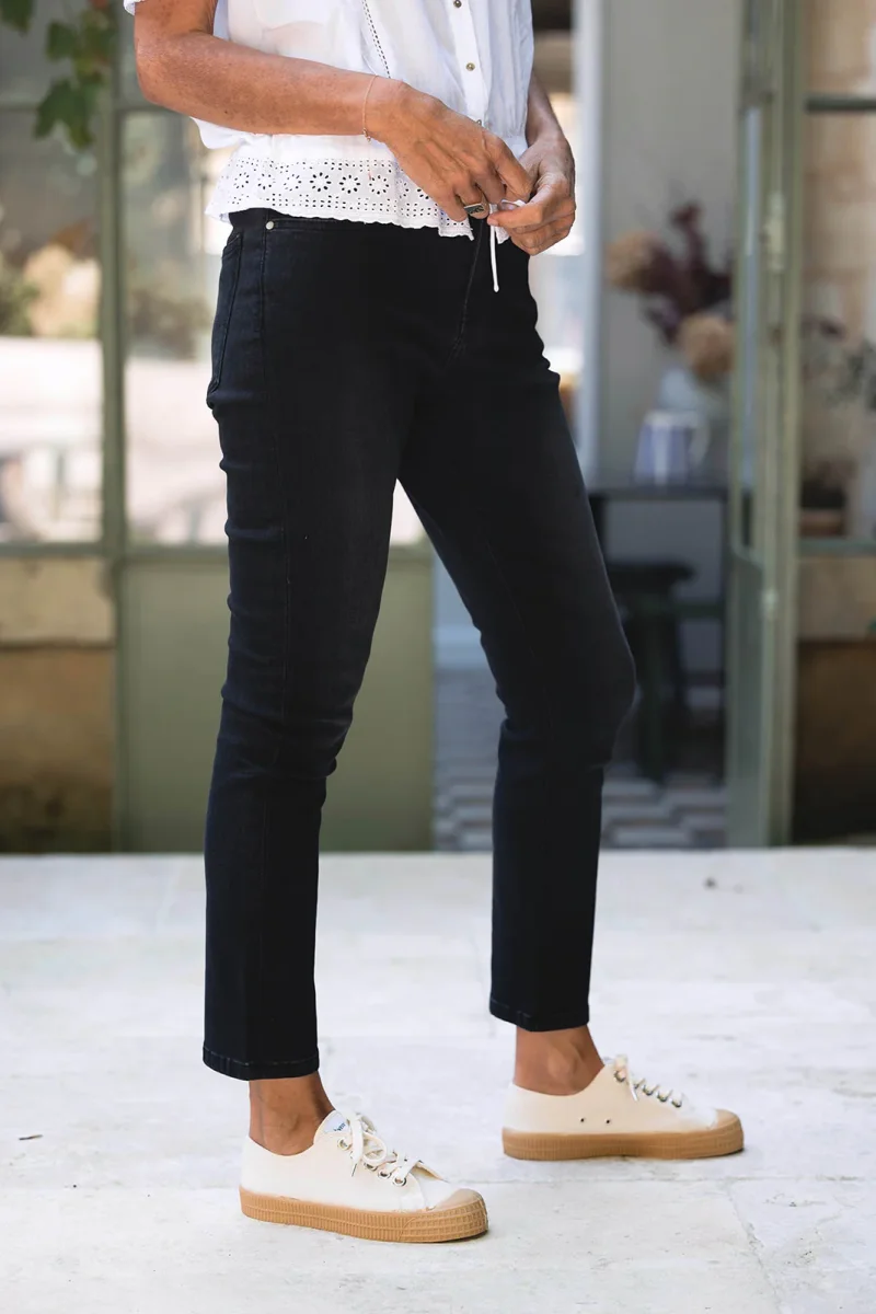 ACQUAVERDE - Jean Crystal Black Vintage – Image 5