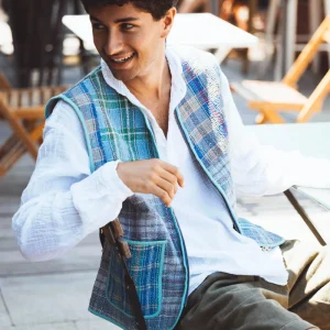 L'ÎLE BLEUE - Gilet Blue Sky