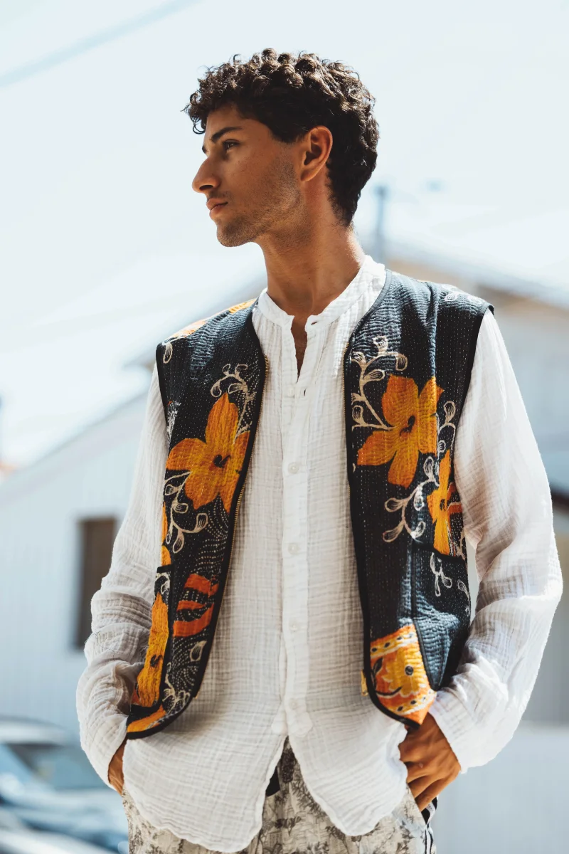 L'ÎLE BLEUE - Gilet Navy – Image 2