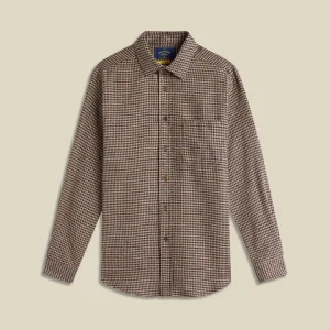 PORTUGUESE FLANNEL - Abstract Pied Poule Navy