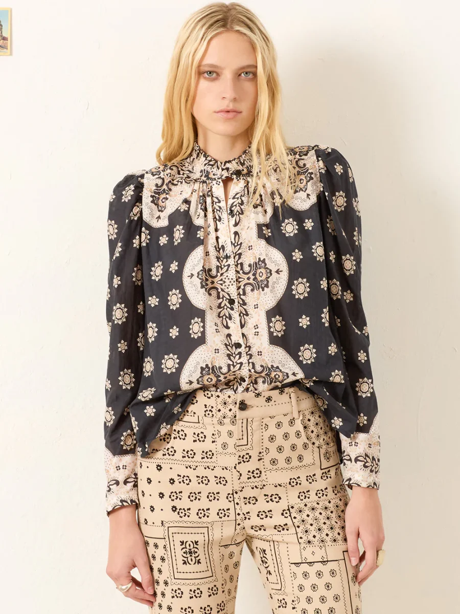 CHEMISE ARTEMIS BRONCO BANDANA