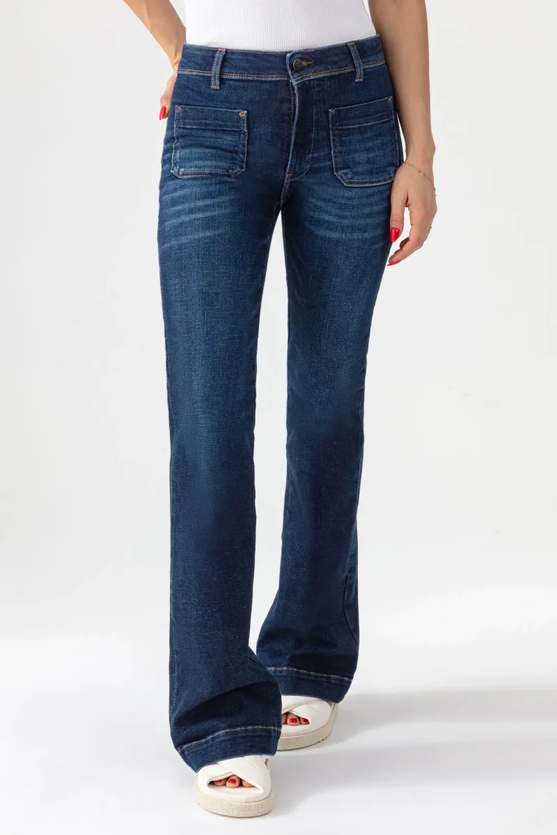 ACQUAVERDE - Jean Charlotte Dark Wash – Image 4