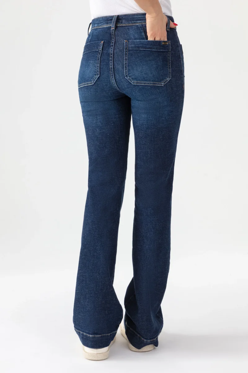 ACQUAVERDE - Jean Charlotte Dark Wash – Image 5