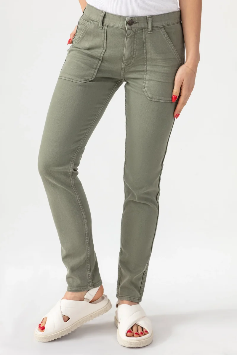 ACQUAVERDE - Pantalon Pierce Military Kaki – Image 2