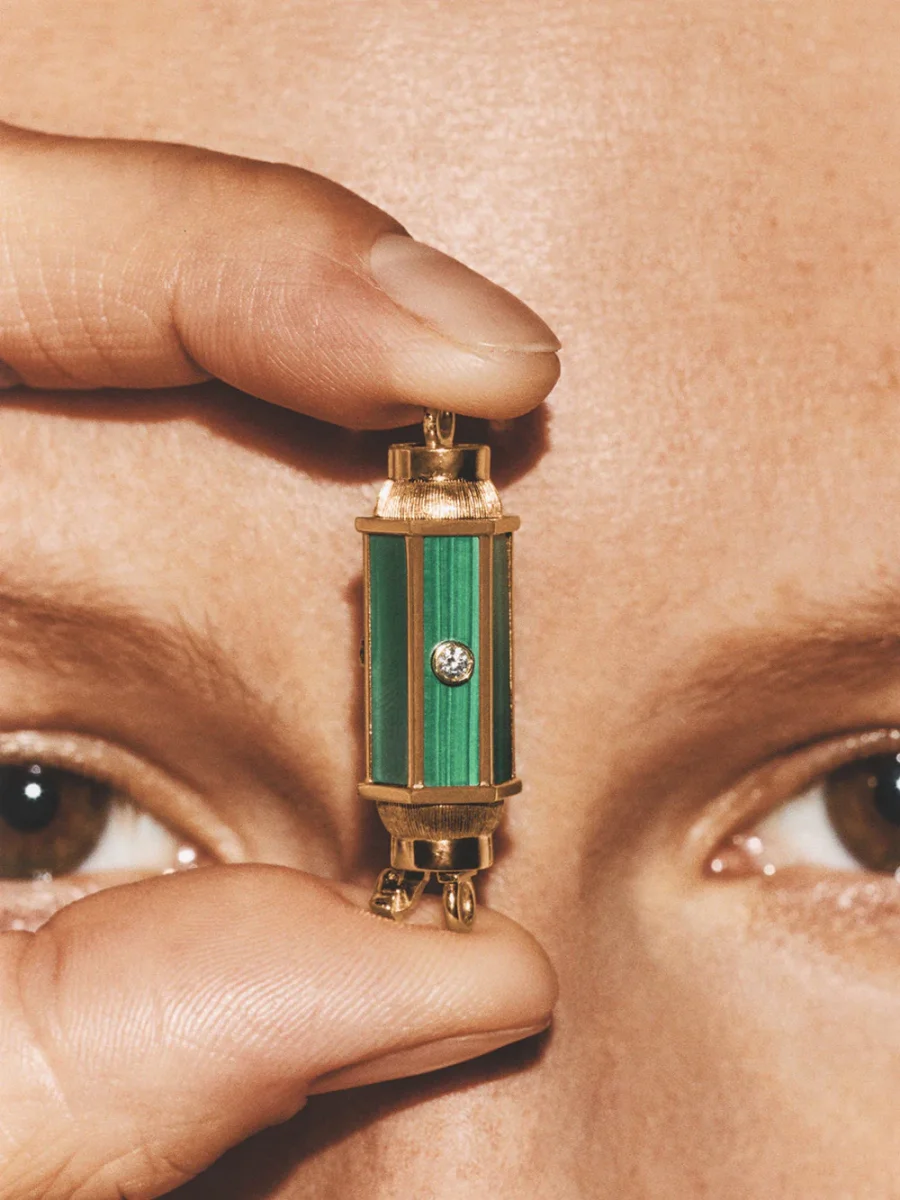 BABY LOCKET MALACHITE & DIAMANT – Image 6