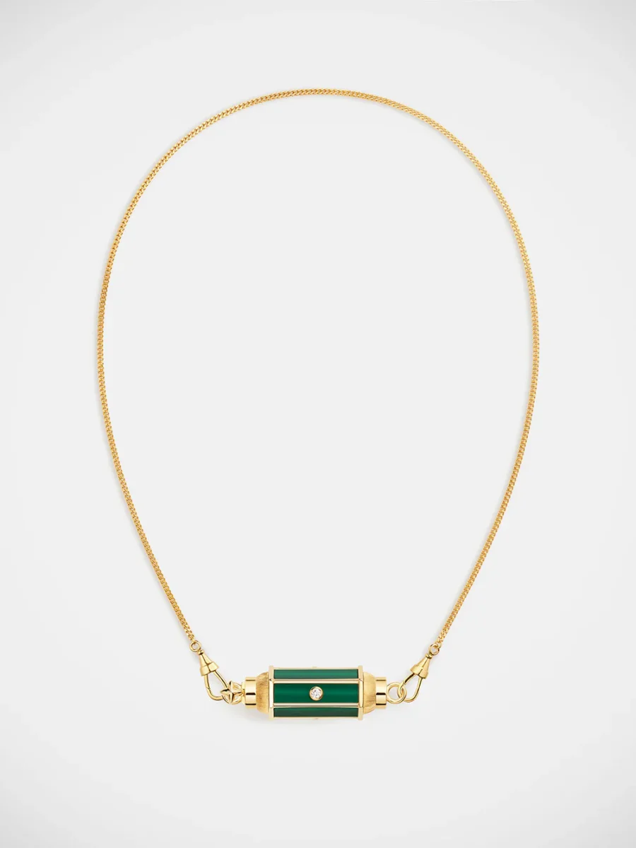 BABY LOCKET MALACHITE & DIAMANT – Image 3