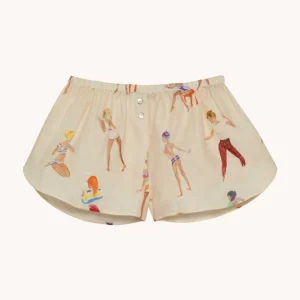 G.KERO - SHORT POUR FEMME EN LIN PLAGE