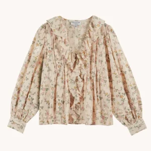 EMILE ET IDA - BLOUSE À IMPRIMÉE ROSIER