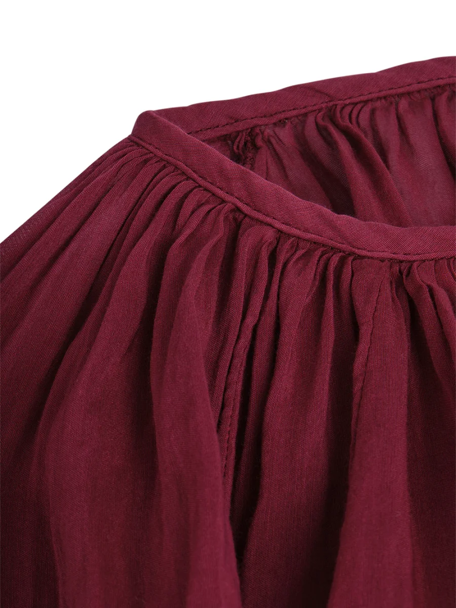 CHEMISE VOILE BOHEMIAN RUBY – Image 4