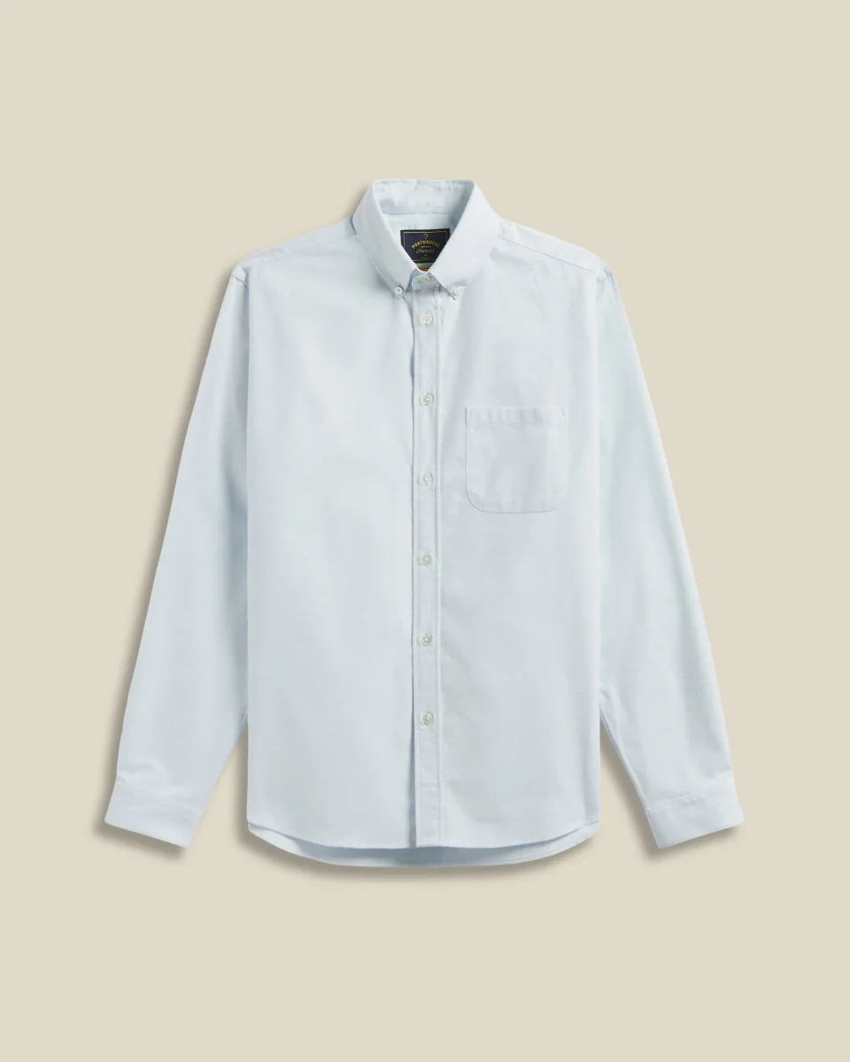 PORTUGUESE FLANNEL - Brushed Oxford Light Blue