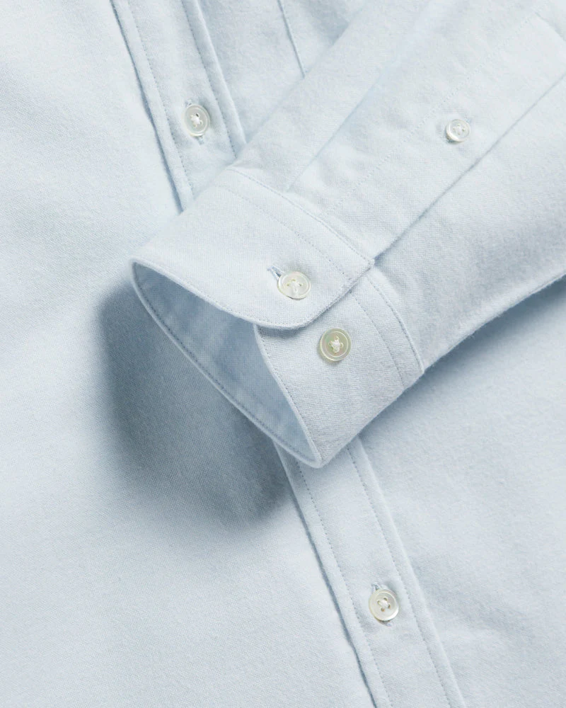 PORTUGUESE FLANNEL - Brushed Oxford Light Blue – Image 5