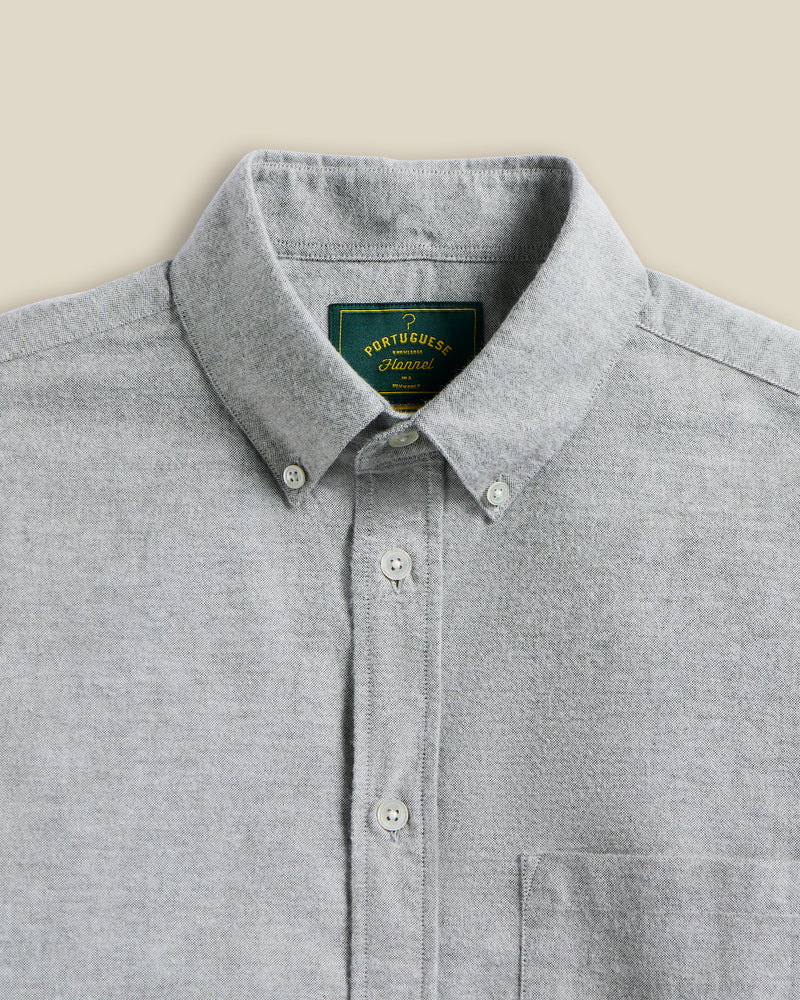 PORTUGUESE FLANNEL - Brushed Oxford Moss Green – Image 3