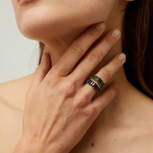 BAGUE "6" TOURMALINE