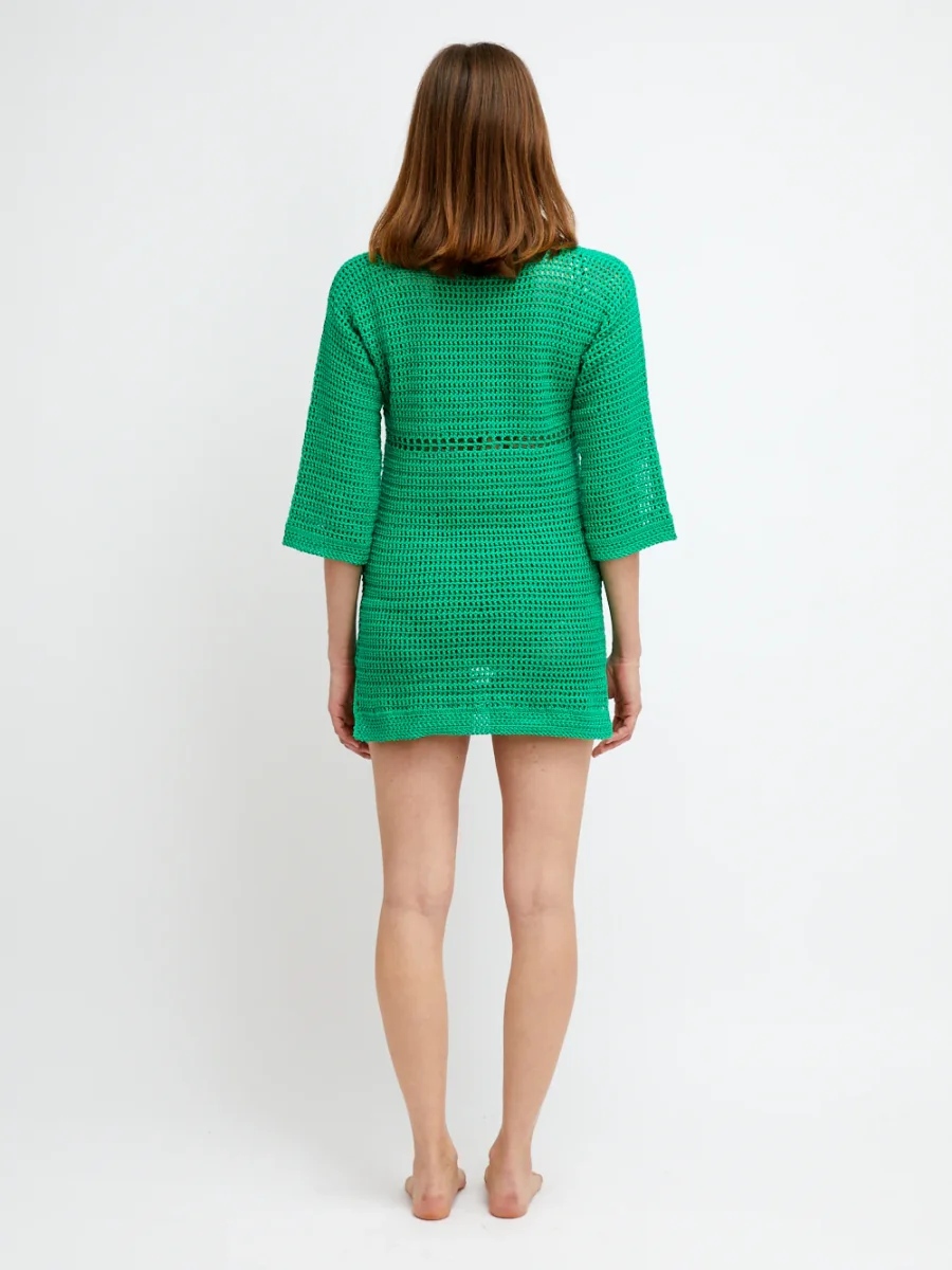 TUNIQUE CROCHET ÉMERAUDE – Image 5