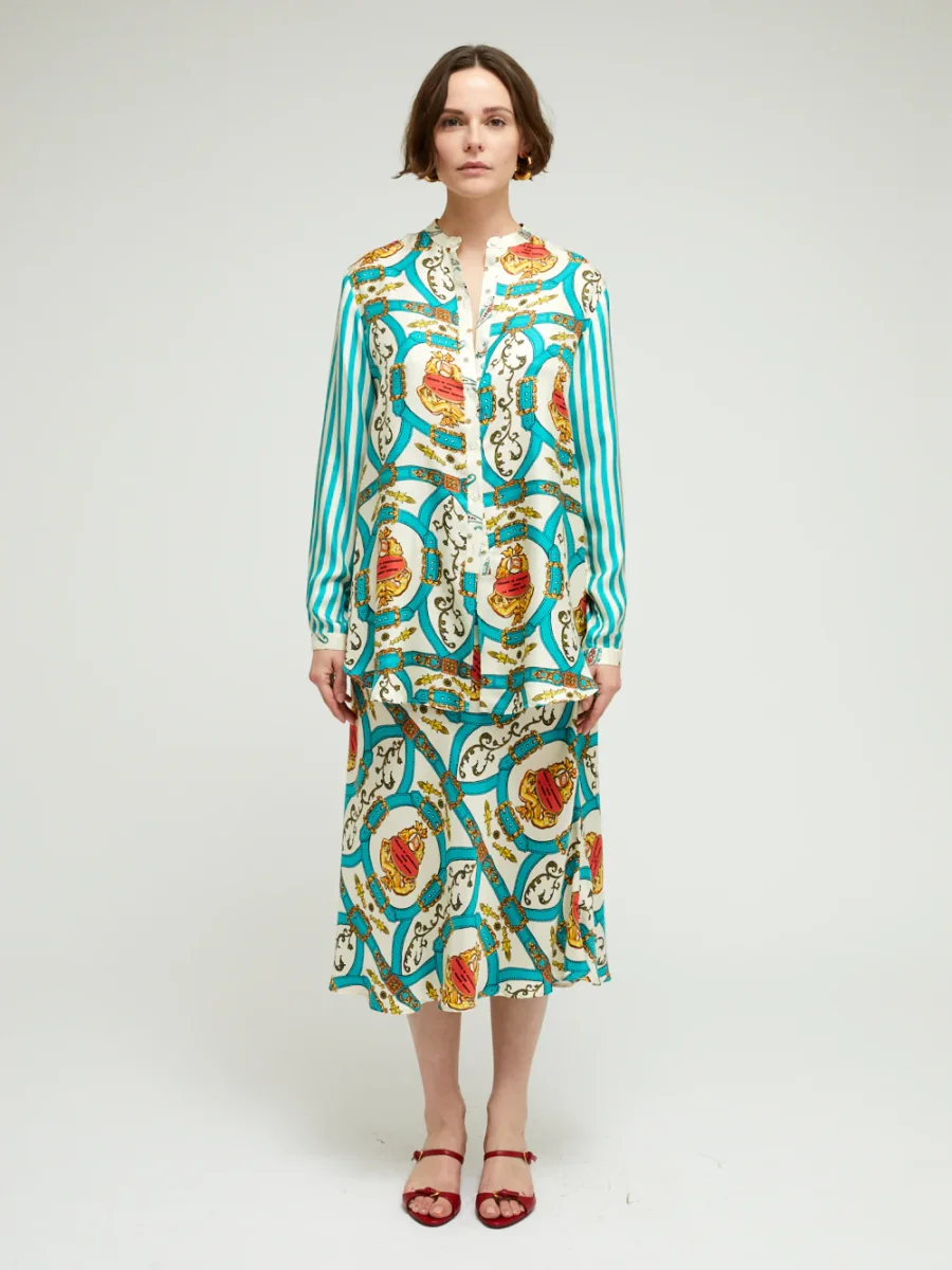 BLOUSE CLEMENTINE BRIDE CANARD – Image 3