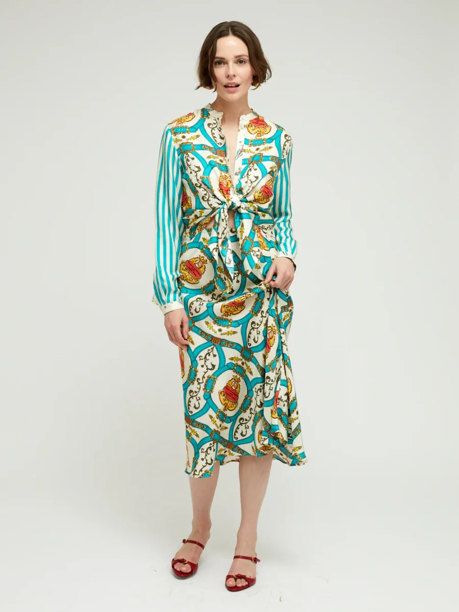 BLOUSE CLEMENTINE BRIDE CANARD – Image 8