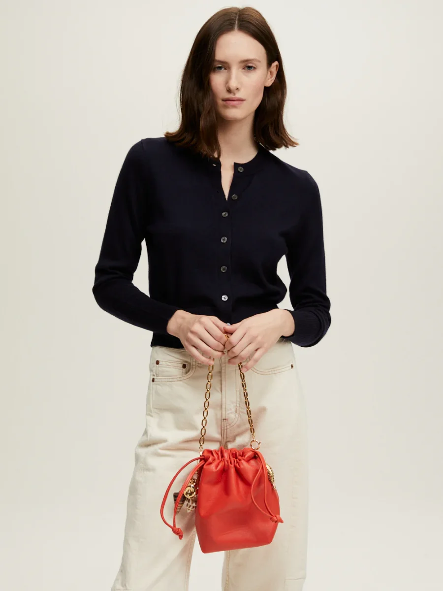 SAC INAYA CUIR CORAIL – Image 4
