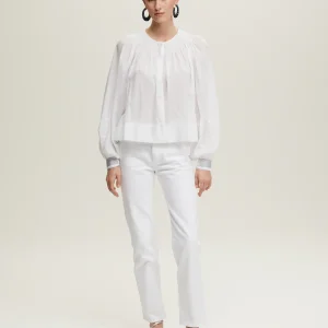 BLOUSE MARGOT FLEURS BLANCHES