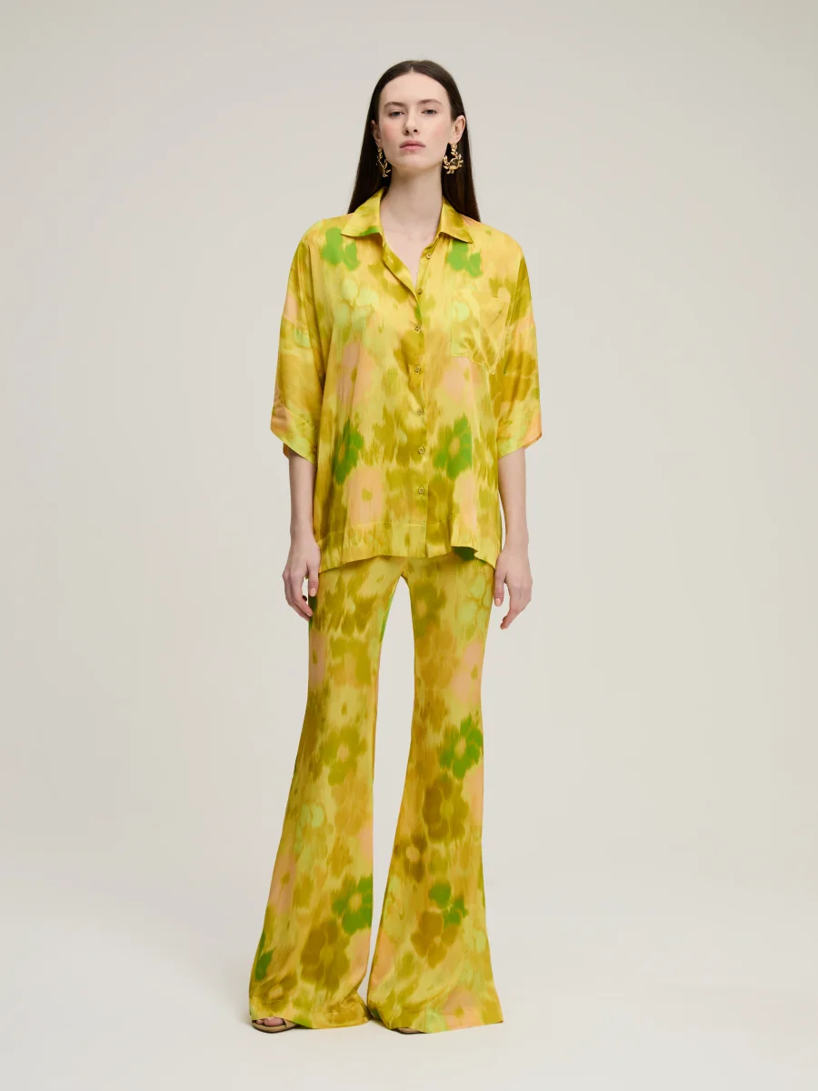 CHEMISE ZAOUA FLEURS JAUNE – Image 3