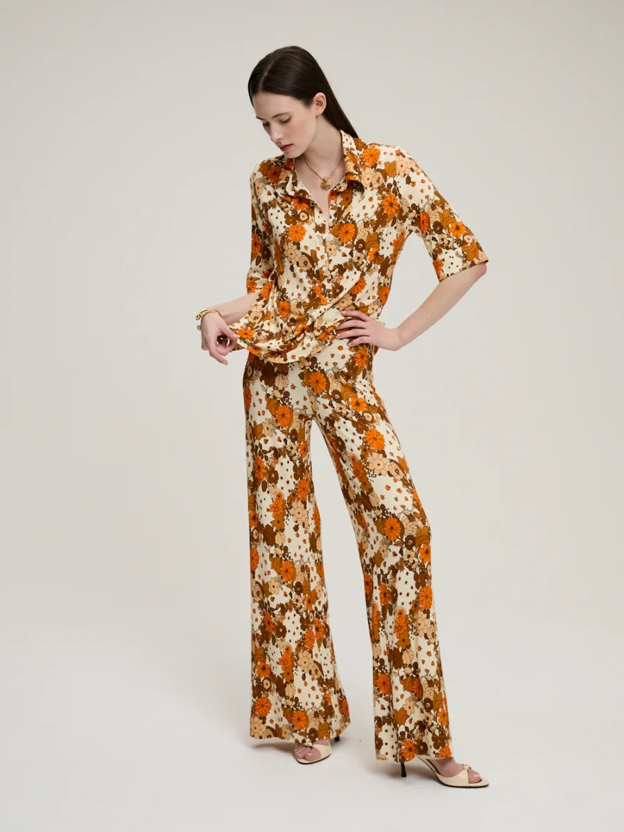 PANTALON GIUDECCA FLOWER POWER – Image 2