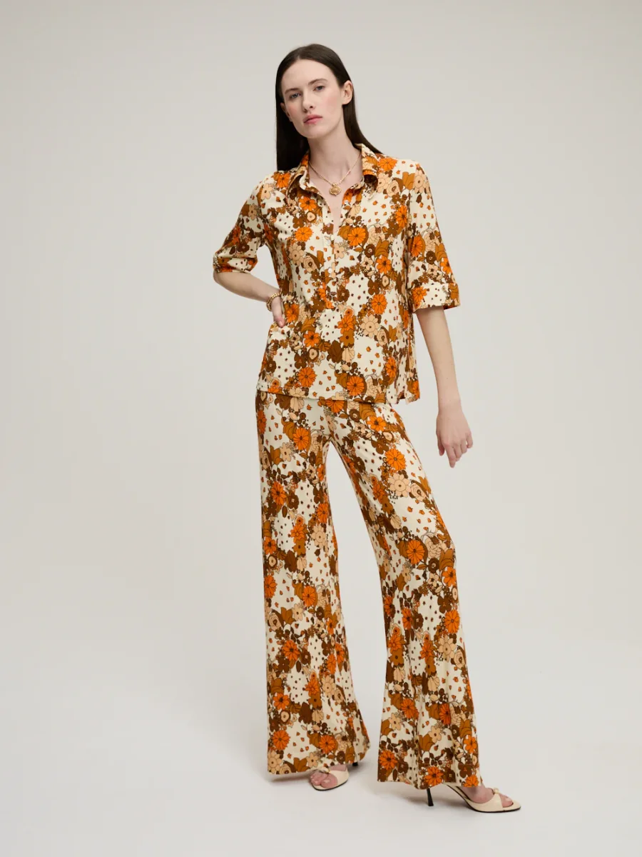PANTALON GIUDECCA FLOWER POWER – Image 3