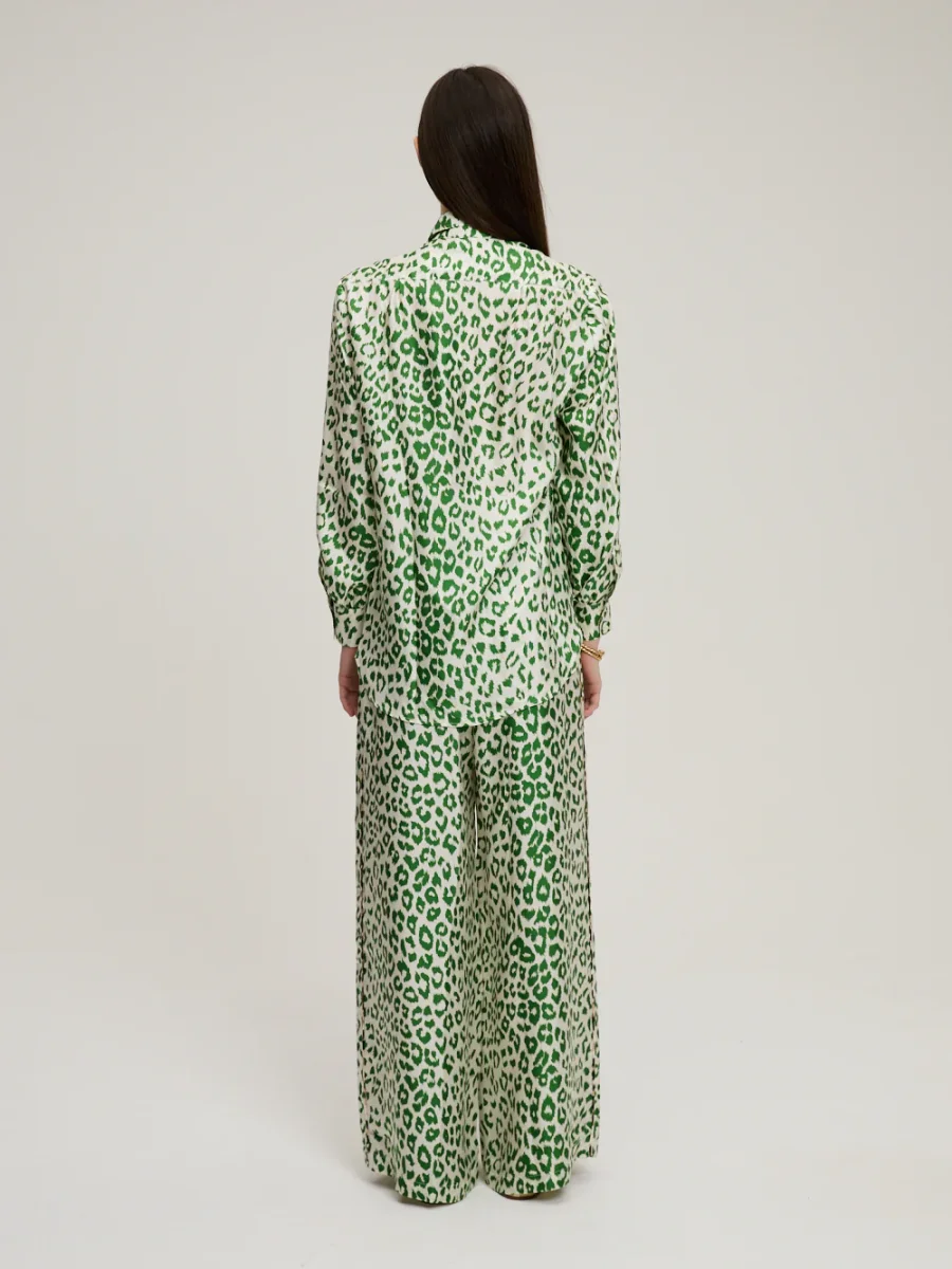 CHEMISE BROOKS PANTHÈRE VERT – Image 4