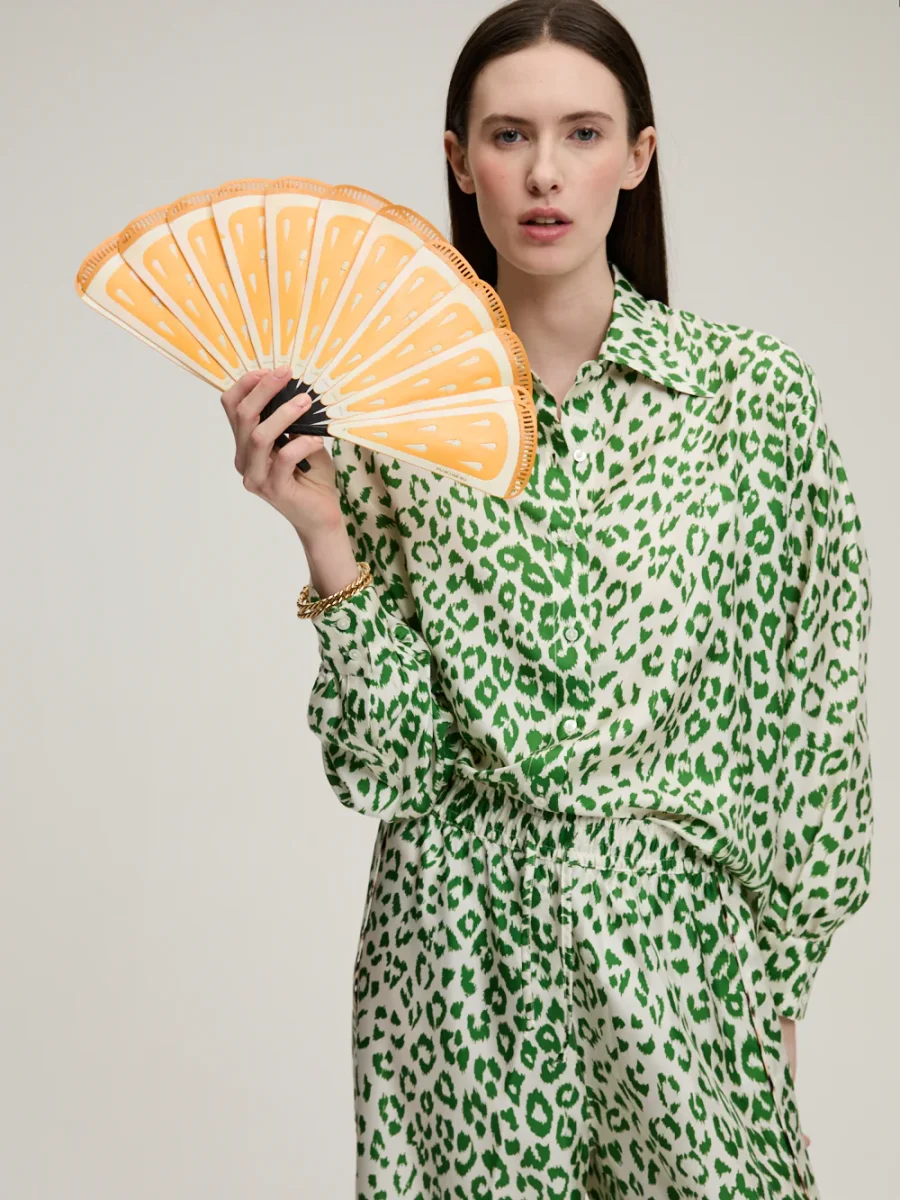 CHEMISE BROOKS PANTHÈRE VERT – Image 6