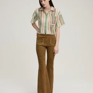 PANTALON WILD SUEDE OLIVE