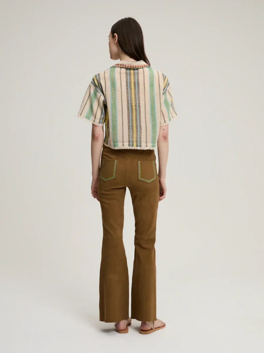 PANTALON WILD SUEDE OLIVE – Image 5