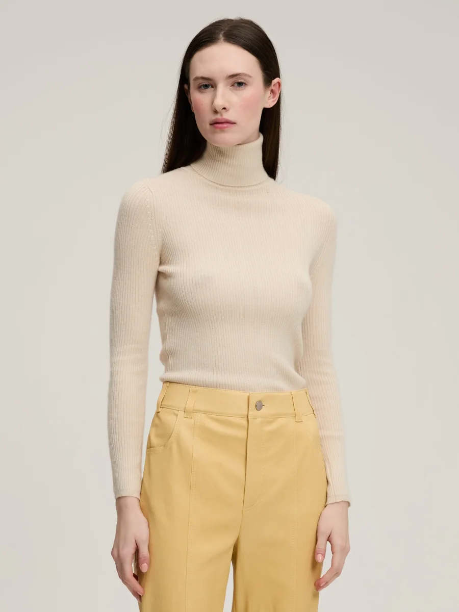 COL ROULE LÉA ANTIQUE WHITE – Image 2