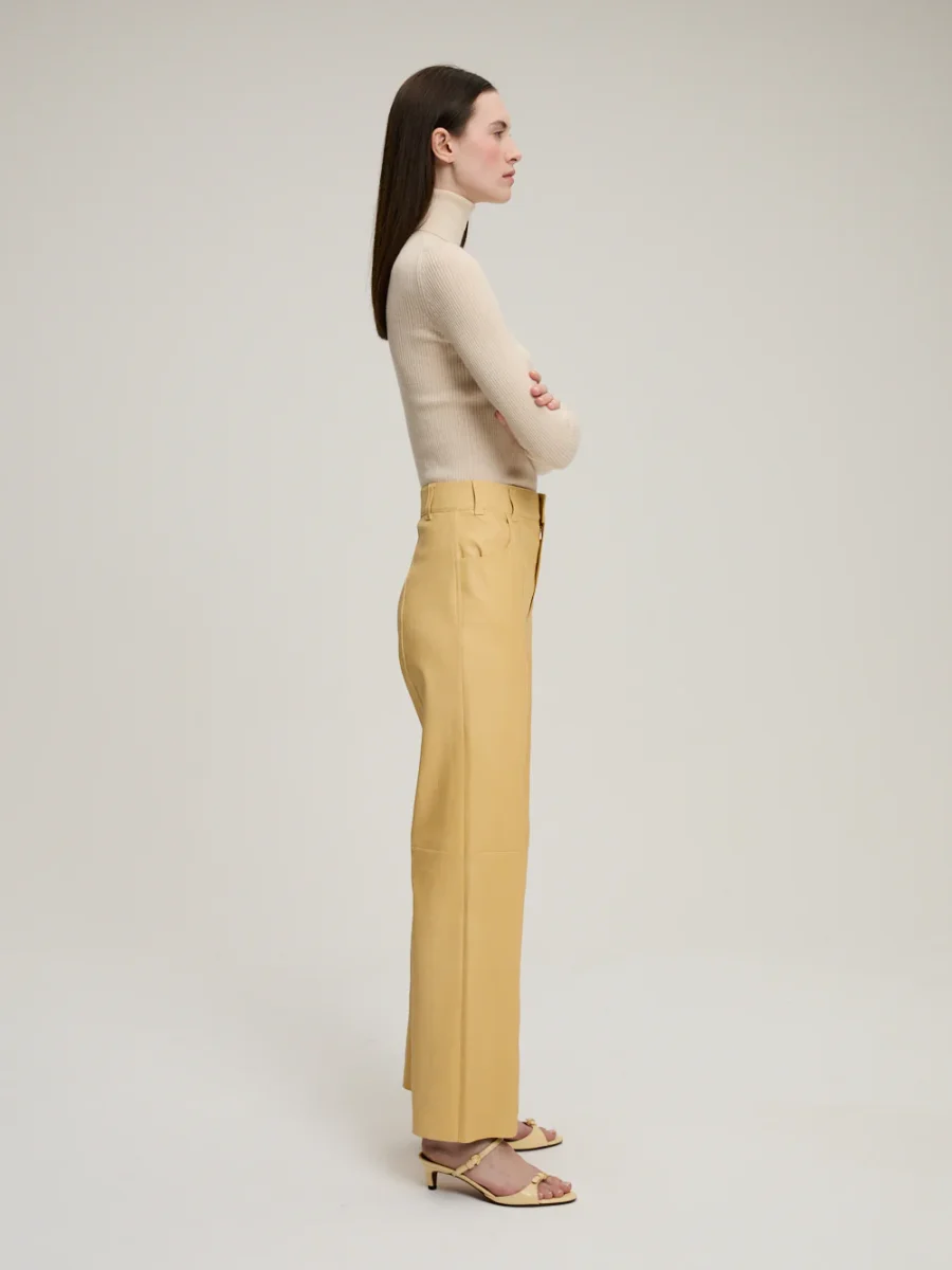 PANTALON BENNY AGNEAU PLONGE BUTTER – Image 5