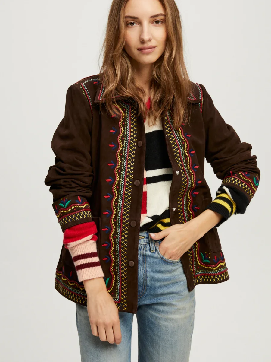 VESTE VOLGA MARRON – Image 4