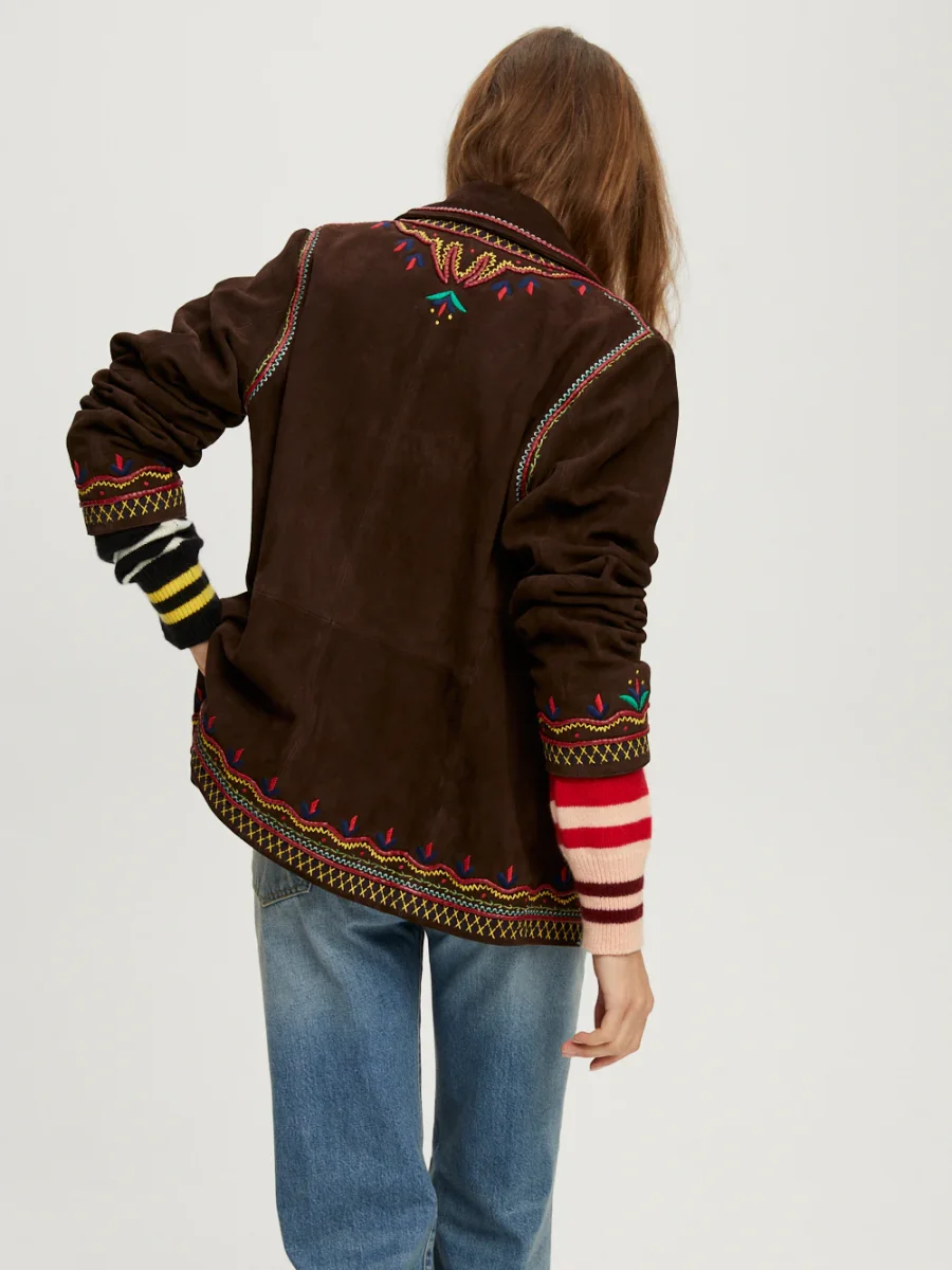 VESTE VOLGA MARRON – Image 6