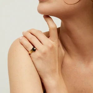 BAGUE GELATO ONYX ET DIAMANT